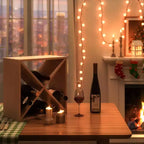 Lot de 4 casiers à vin modulaires empilables pour 24 bouteilles, étagère de présentation en bois sur pied, cube de rangement pour bar, cave et cuisine