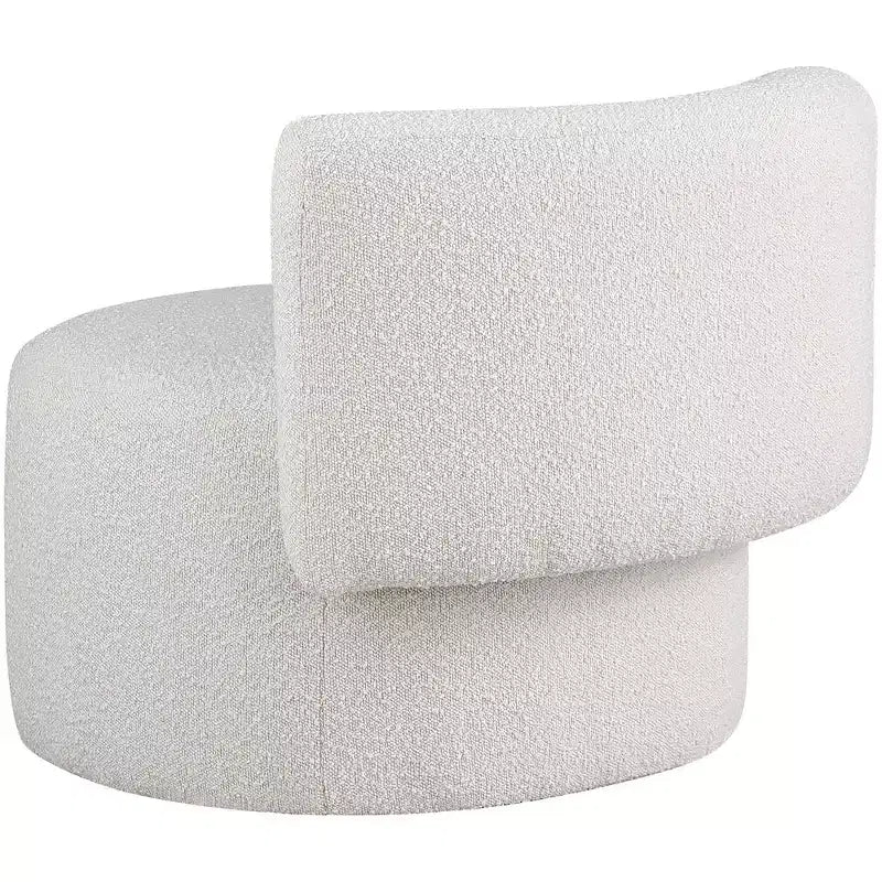 Fauteuil d'appoint en tissu bouclé
