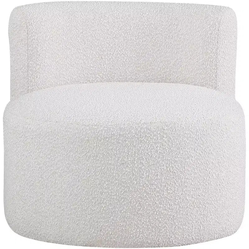 Fauteuil d'appoint en tissu bouclé