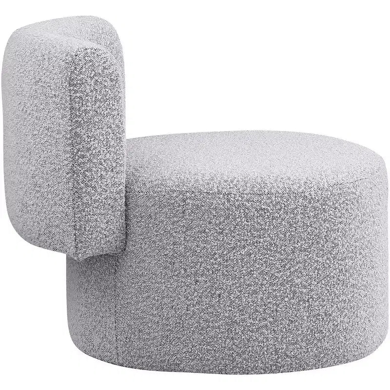 Fauteuil d'appoint en tissu bouclé