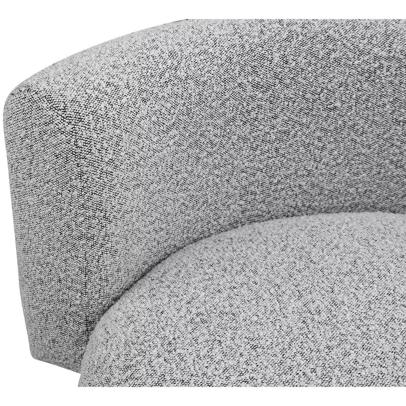 Fauteuil d'appoint en tissu bouclé