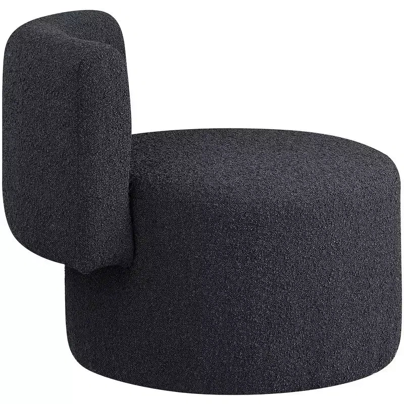 Fauteuil d'appoint en tissu bouclé