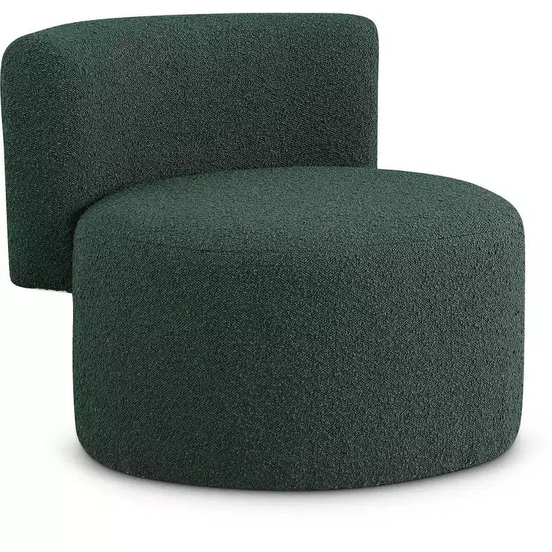 Fauteuil d'appoint en tissu bouclé