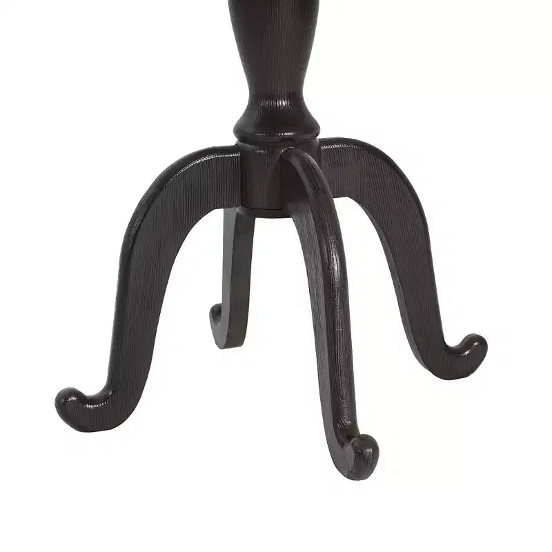 Table d'appoint style campagnard français avec plateau octogonal et effet bois