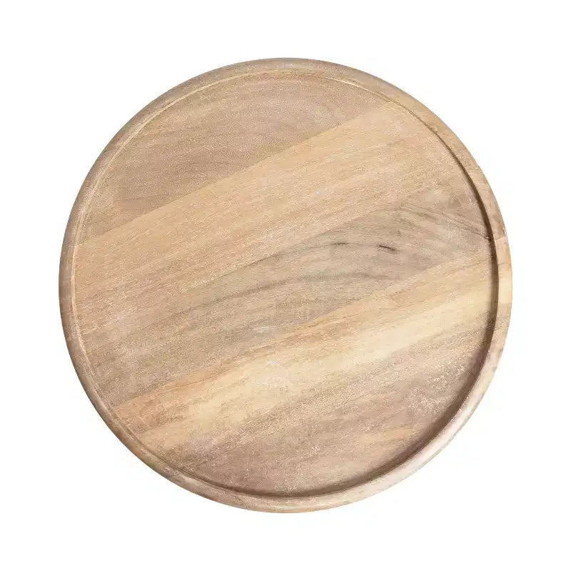 Table d'appoint ronde avec piédestal en corde torsadée