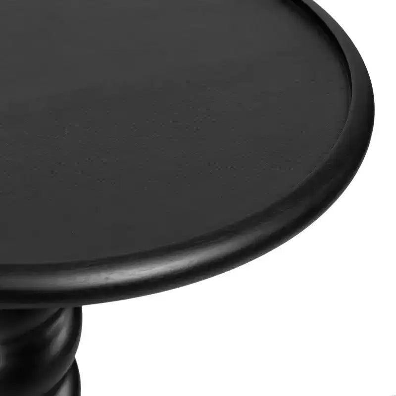 Table d'appoint ronde avec piédestal en corde torsadée
