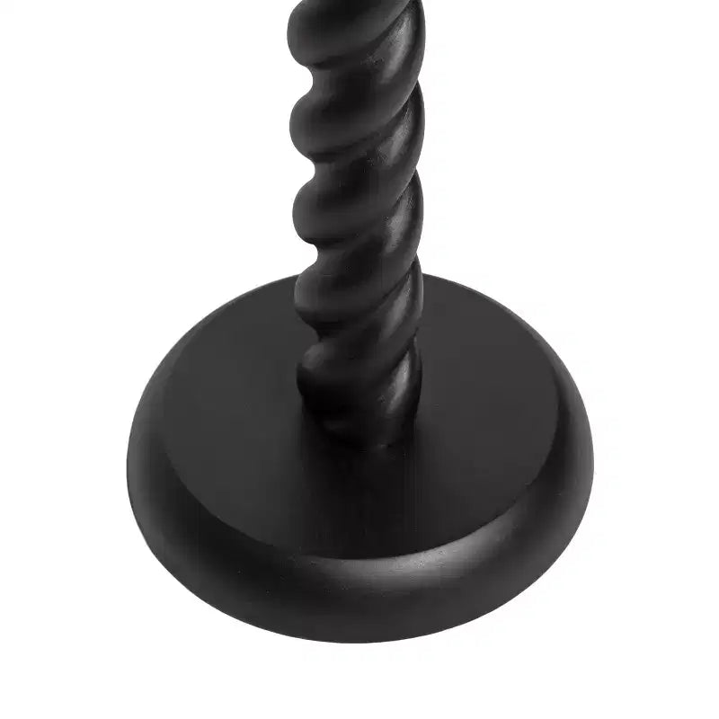 Table d'appoint ronde avec piédestal en corde torsadée