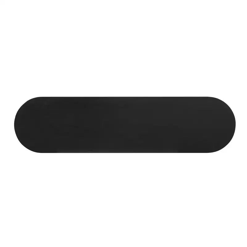Console de 59 po de long au design incurvé et linéaire pour l'entrée et le salon, noir