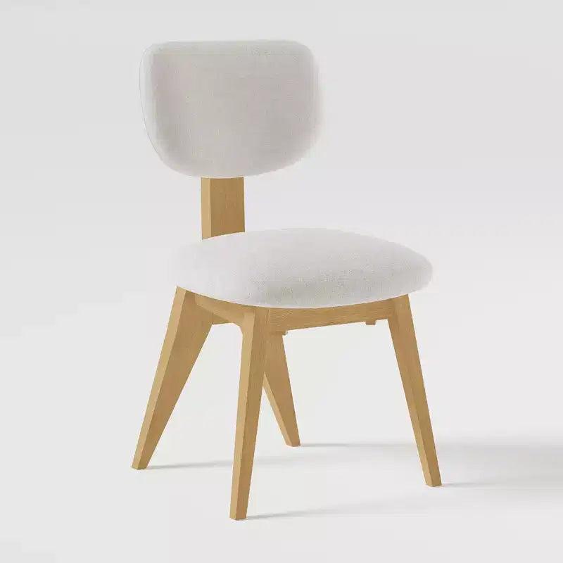Chaises de salle à manger, pieds en bois naturel, pour salle à manger, lot de 2