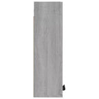 Meuble de salle de bain gris Sonoma en bois d'ingénierie 32x20x67 cm