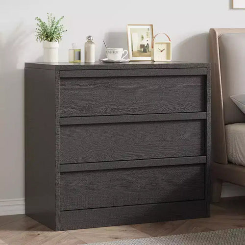 3/4Drawer Dresser for Bedroom, Nightstand 3 Chest of Drawers with Large Storage, Small Modern Bedside End Table Drawer Organizer for Entryway