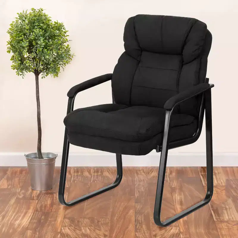 Fauteuil de réception exécutif avec support lombaire et piètement luge