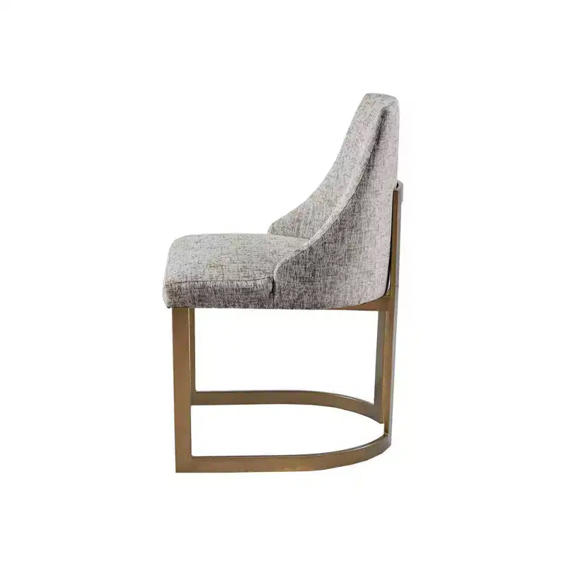 Chaises de salle à manger capitonnées, lot de 2