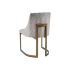 Chaises de salle à manger capitonnées, lot de 2