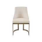 Chaises de salle à manger capitonnées, lot de 2