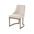 Chaises de salle à manger capitonnées, lot de 2