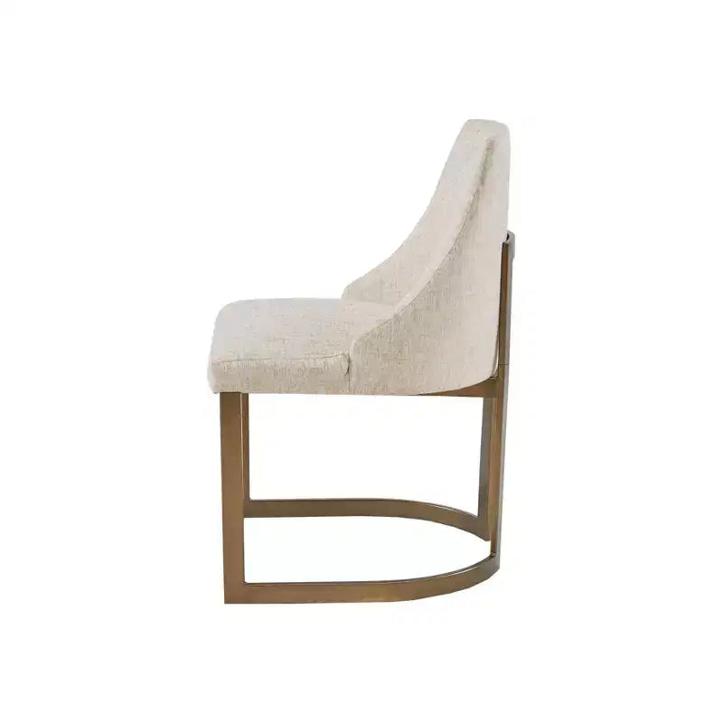 Chaises de salle à manger capitonnées, lot de 2