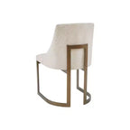 Chaises de salle à manger capitonnées, lot de 2