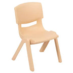 Table d'activités ronde en plastique de 33 po, réglable en hauteur, avec 4 chaises