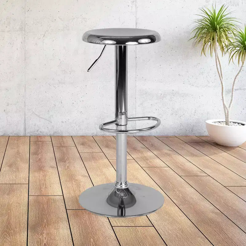 Tabouret de bar rétro réglable en hauteur