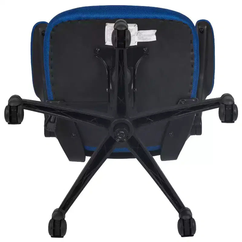 Chaise de bureau ergonomique pivotante en maille à dossier mi-haut avec accoudoirs relevables